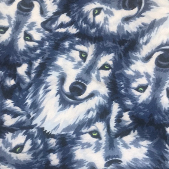Lularoe one size wolves leggings - Picture 2 of 8